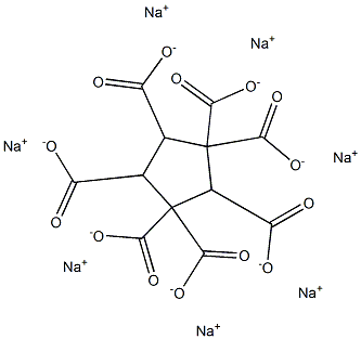 1,1,2,3,3,4,5-Cyclopentaneheptacarboxylic acid heptasodium salt Struktur