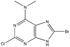  8-Bromo-2-chloro-6-dimethylamino-9H-purine