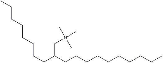 2-Octyldodecyltrimethylaminium Structure