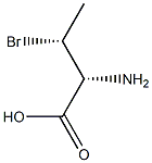 (2R,3R)-2-Amino-3-bromobutyric acid Struktur