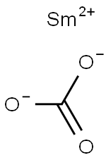 Carbonic acid samarium(II) salt Struktur
