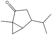 4-イソプロピル-1-メチルビシクロ[3.1.0]ヘキサン-2-オン 化学構造式