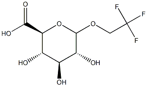 2,2,2-Trifluoroethyl D-glucuronide Structure