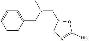 2-Amino-5-[N-benzyl-N-methylaminomethyl]-2-oxazoline Structure