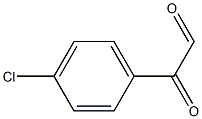 2-オキソ-2-[4-クロロフェニル]アセトアルデヒド 化学構造式