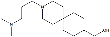 3-[3-(Dimethylamino)propyl]-3-azaspiro[5.5]undecane-9-methanol,,结构式