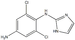 2-[(4-Amino-2,6-dichlorophenyl)amino]-1H-imidazole,,结构式