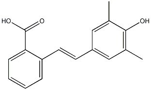  2-[(E)-2-(4-Hydroxy-3,5-dimethylphenyl)ethenyl]benzoic acid