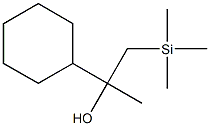 1-Cyclohexyl-1-(trimethylsilylmethyl)ethanol Structure