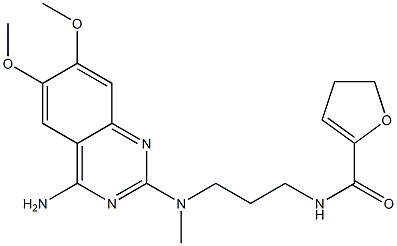 N-[3-[(4-Amino-6,7-dimethoxyquinazolin-2-yl)(methyl)amino]propyl]-4,5-dihydro-2-furancarboxamide