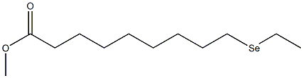 10-Selenadodecanoic acid methyl ester Structure