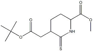  6-Methoxycarbonyl-2-thioxopiperidine-3-acetic acid tert-butyl ester