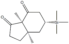  (1S,4R,6R)-1,6-Dimethyl-4-trimethylsilylbicyclo[4.3.0]nonane-2,9-dione