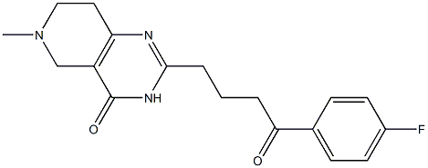 2-[3-(4-Fluorobenzoyl)propyl]-6-methyl-5,6,7,8-tetrahydropyrido[4,3-d]pyrimidin-4(3H)-one