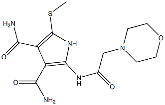  2-[[[Morpholino]acetyl]amino]-5-[methylthio]-1H-pyrrole-3,4-dicarboxamide