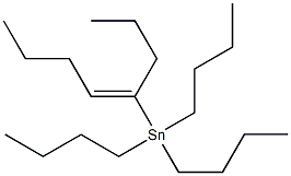 (E)-4-(Tributylstannyl)-4-octene Struktur