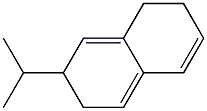 1,2,6,7-テトラヒドロ-7-イソプロピルナフタレン 化学構造式