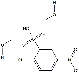 2-Chloro-5-nitrobenzenesulfonic acid dihydrate Structure