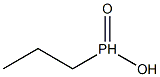 Propylphosphinic acid Structure