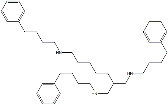 N,N'-Bis(4-phenylbutyl)-2-[[(4-phenylbutyl)amino]methyl]heptane-1,7-diamine