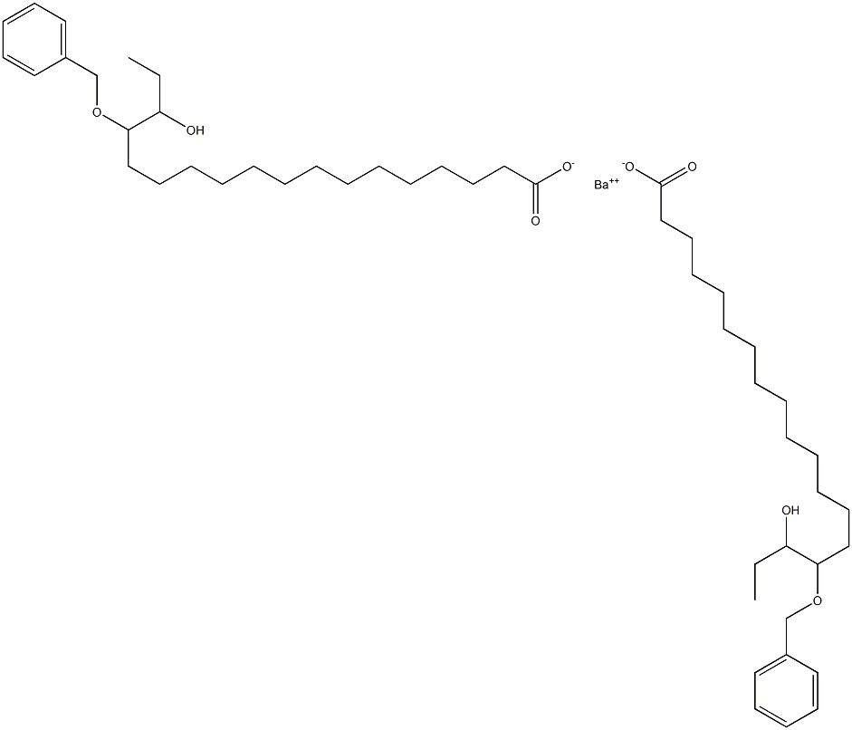 Bis(15-benzyloxy-16-hydroxystearic acid)barium salt|