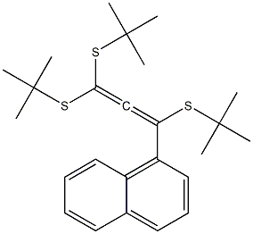 1-(1-Naphtyl)-1,3,3-tris(tert-butylthio)propadiene