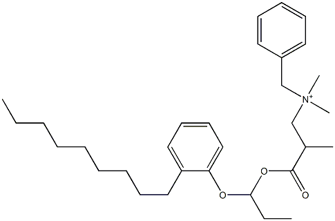 N,N-Dimethyl-N-benzyl-N-[2-[[1-(2-nonylphenyloxy)propyl]oxycarbonyl]propyl]aminium