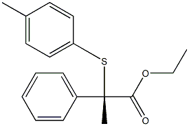 [S,(+)]-2-Phenyl-2-(p-tolylthio)propionic acid ethyl ester