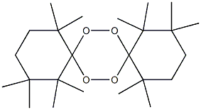 1,1,2,2,5,5,10,10,11,11,14,14-ドデカメチル-7,8,15,16-テトラオキサジスピロ[5.2.5.2]ヘキサデカン 化学構造式