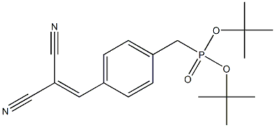  [4-(2,2-Dicyanoethenyl)phenyl]methylphosphonic acid di-tert-butyl ester