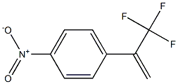 2-(4-ニトロフェニル)-3,3,3-トリフルオロ-1-プロペン 化学構造式