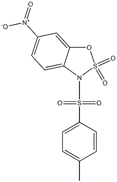 3-[(4-Methylphenyl)sulfonyl]-6-nitro-3H-1,2,3-benzoxathiazole 2,2-dioxide