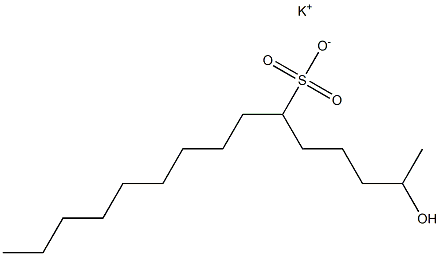 2-Hydroxypentadecane-6-sulfonic acid potassium salt|