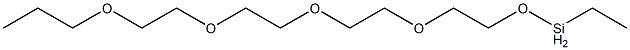 Ethyl[2-[2-[2-(2-propoxyethoxy)ethoxy]ethoxy]ethoxy]silane Structure