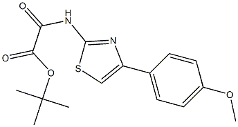  2-[[4-(4-Methoxyphenyl)thiazol-2-yl]amino]-2-oxoacetic acid tert-butyl ester