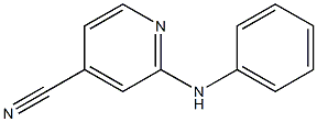 2-(Phenylamino)pyridine-4-carbonitrile 结构式