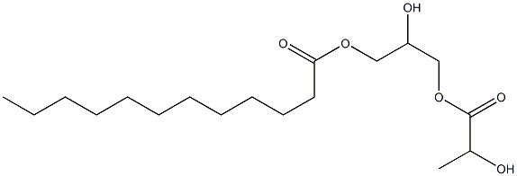 2-Hydroxypropionic acid 2-hydroxy-3-dodecanoyloxypropyl ester