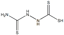 2-(Aminothioxomethyl)hydrazinecarbodithioic acid,,结构式