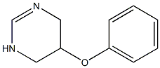 1,4,5,6-Tetrahydro-5-phenoxypyrimidine Struktur