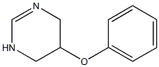 1,4,5,6-Tetrahydro-5-phenoxypyrimidine Structure