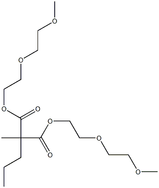 Methylpropylmalonic acid bis[2-(2-methoxyethoxy)ethyl] ester