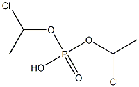 りん酸ビス(1-クロロエチル) 化学構造式