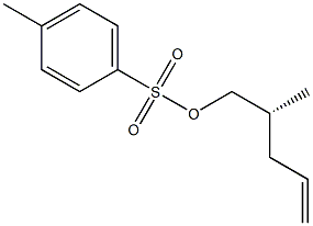 (-)-p-Toluenesulfonic acid (R)-2-methyl-4-pentene-1-yl ester,,结构式