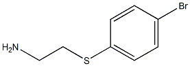 2-[(4-Bromophenyl)thio]ethanamine Struktur
