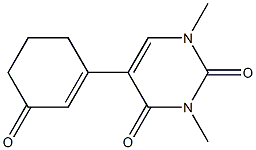 5-(3-Oxo-1-cyclohexenyl)-1,3-dimethylpyrimidine-2,4(1H,3H)-dione 结构式