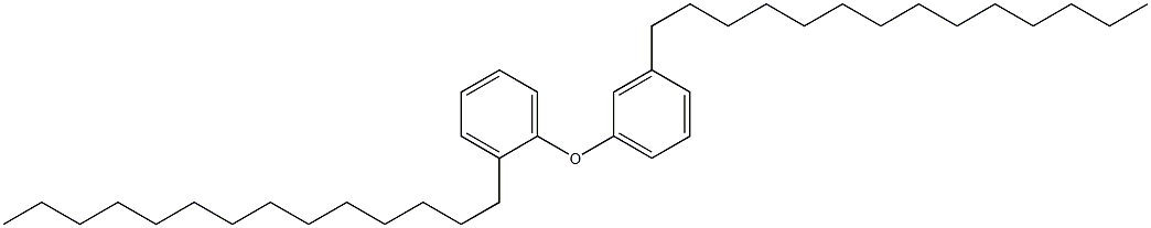 2,3'-Ditetradecyl[oxybisbenzene] Structure