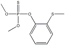 Thiophosphoric acid O,O-dimethyl O-[o-(methylthio)phenyl] ester