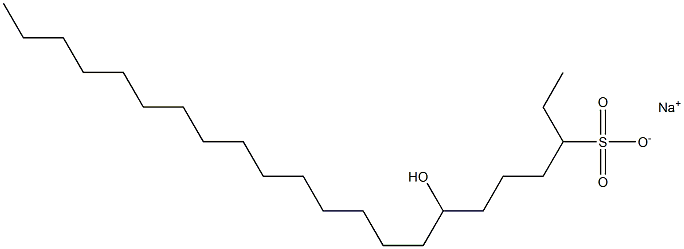 7-Hydroxydocosane-3-sulfonic acid sodium salt