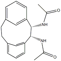 (1R,2S)-N,N'-Diacetyl-1,2-[ethylenebis(3,1-phenylene)]ethane-1,2-diamine Structure