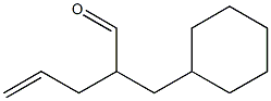 3-Cyclohexyl-2-(2-propenyl)propanal Structure